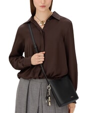 FURLA ROXIE Geantă de umăr din piele Ares negru - Genți femei - 4