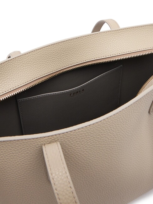 AVA Geantă de cumpărături medie din piele in+gri urban int. - Genți femei