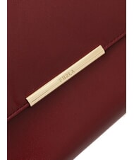 FURLA NADIA Geantă de umăr, geantă crossbody din piele nappa rubin - Genți femei - 3