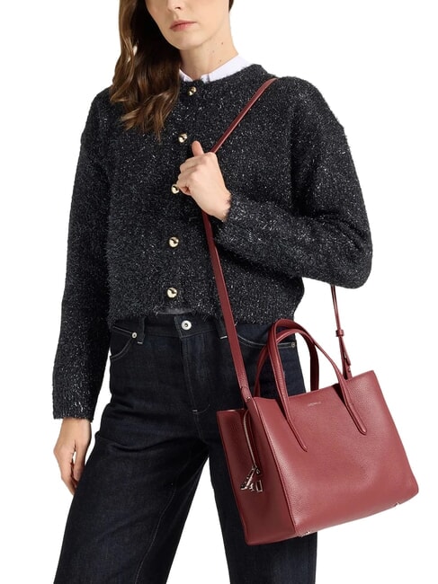 SWAP Geantă din piele cu curea de umăr coniac - Genți femei