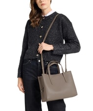 COCCINELLE SWAP Geantă din piele cu curea de umăr taupe cald - Genți femei - 4