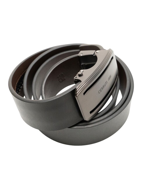 1881 Curea reversibilă din piele negru/maro închis - Curele