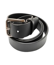 CERRUTI LOGO EMBOSSED Curea din piele scurtabilă albastru - Curele - 3