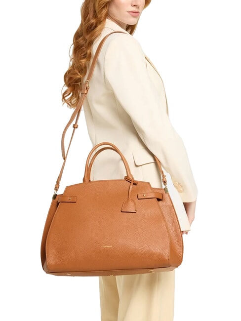 KLICHE Geanta de mana din piele ciocanita CUIR - Genți femei