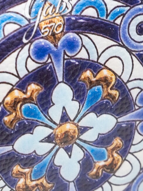 BEYONCE Geantă de mână din piele mandală - Genți femei