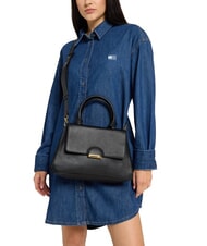 COCCINELLE TALEA Geantă mini servietă din piele verde celadon - Genți femei - 5