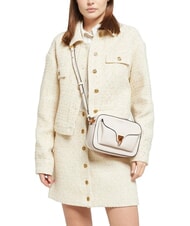 COCCINELLE BEAT SOFT Geantă mică de umăr alb - Genți femei - 4