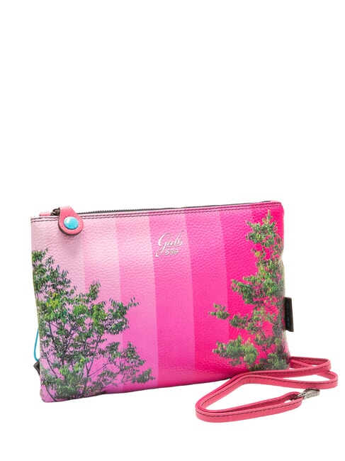 BEYONCE Geantă de mână din piele nuanțe de roz - Genți femei