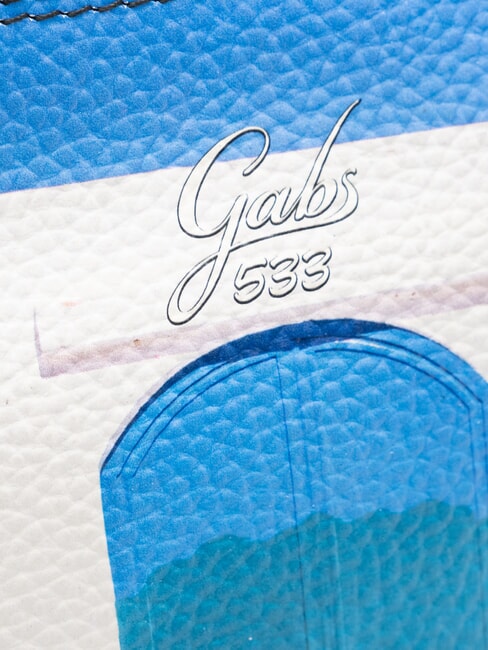 BEYONCE Geantă de mână din piele ușă albastră - Genți femei