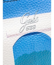 GABS BEYONCE Geantă de mână din piele ușă albastră - Genți femei - 3