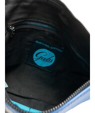 GABS BEYONCE Geantă de mână din piele ușă albastră - Genți femei - 5