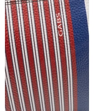 GABS BEYONCE Geantă de mână din piele linii de foc + cerneală albastră - Genți femei - 3