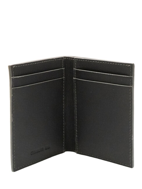CERRUTIS Portofel vertical din piele negru - Portofele bărbați