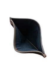 CERRUTI NADIR Portcard plat din piele albastru - Portofele bărbați - 3