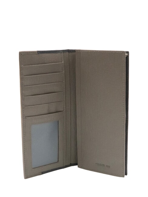 NADIR Portofel din piele Saffiano albastru - Portofele bărbați