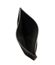 CERRUTI MARCUS Portcard plat din piele negru - Portofele bărbați - 3