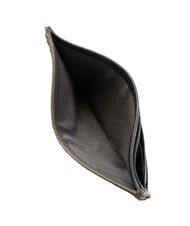 CERRUTI NADIR Portcard plat din piele Gri - Portofele bărbați - 3