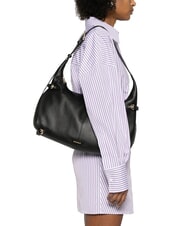 COCCINELLE ABIGAIL Geantă de umăr Crescent negru - Genți femei - 3