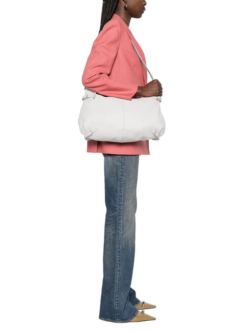 ABIGAIL Geantă de umăr Crescent alb - Genți femei