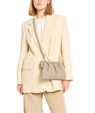 COCCINELLE DILETTA SOFT Pocheta din piele ciocanita roz pudră - Genți femei - 4