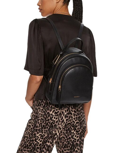 MALORY  Rucsac din piele negru - Genți femei