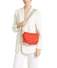 COCCINELLE RAQUEL S Geanta mini de umar, din piele gazpacho - Genți femei - 4