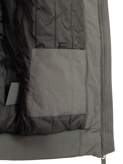 BOMBER Jachetă bomber cu fermoar complet asfalt - Geci de bărbați