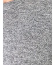 NORTH SAILS N|S Pulover cu guler rotund și broderie cu logo melange gri mediu - Pulovere pentru bărbați - 3