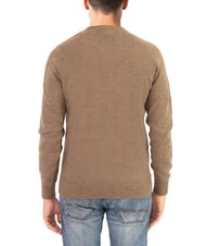 NORTH SAILS N|S Pulover cu guler rotund și broderie cu logo amestec fosil - Pulovere pentru bărbați - 2