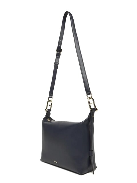 TONIE Geantă de umăr din piele cu curea de umăr Mediterana - Genți femei