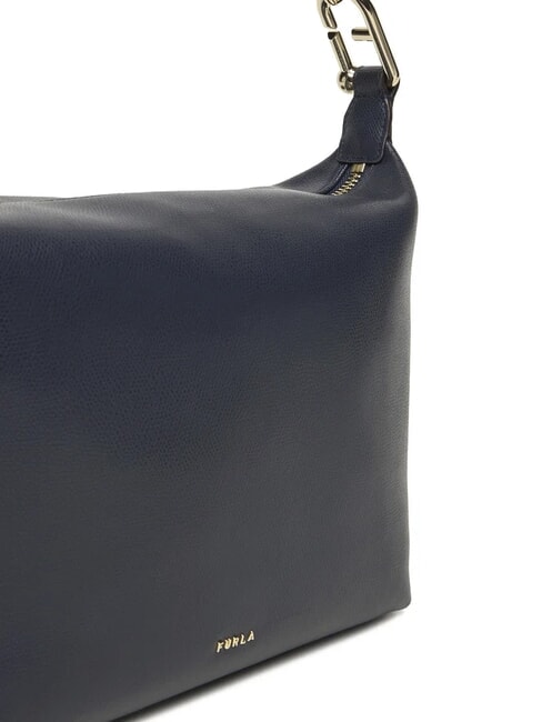 TONIE Geantă de umăr din piele cu curea de umăr Mediterana - Genți femei