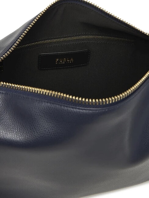 TONIE Geantă de umăr din piele cu curea de umăr Mediterana - Genți femei