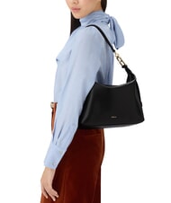 FURLA TONIE Geantă de umăr din piele cu curea de umăr negru - Genți femei - 5