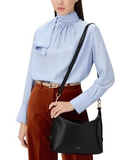 FURLA TONIE Geantă de umăr din piele cu curea de umăr negru - Genți femei - 6