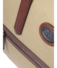 THE BRIDGE STORY Geantă duffle medie din piele și material textil maro ruteniu natural/închis - Genți de voiaj - 4