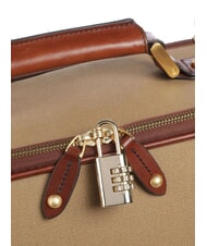 THE BRIDGE STORY Cărucior pentru bagaje de mână natural / maro abb. aur - Bagaje de mână - 5