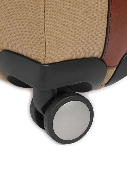 STORY Cărucior pentru bagaje de mână natural / maro abb. aur - Bagaje de mână