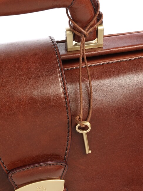 STORY UOMO Geanta doctor din piele BROWN - Serviete birou