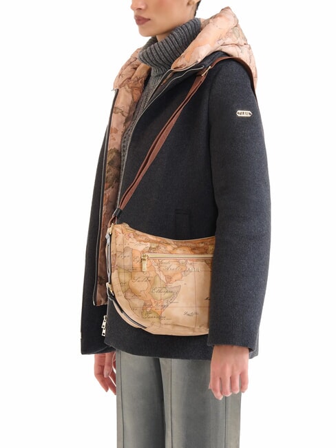 HIGHLAND SOFT  Geantă semilună negru - Genți femei