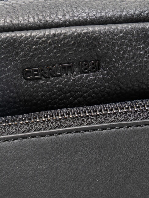 SCOTT Geantă de piele negru - Genți de umăr bărbați