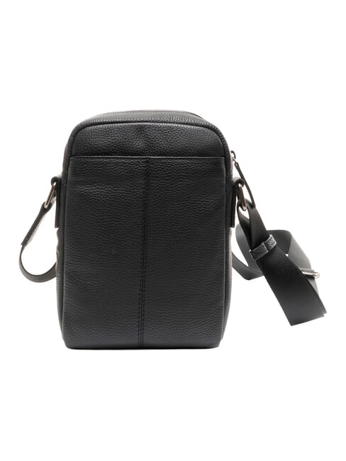 SCOTT Geantă de piele negru - Genți de umăr bărbați