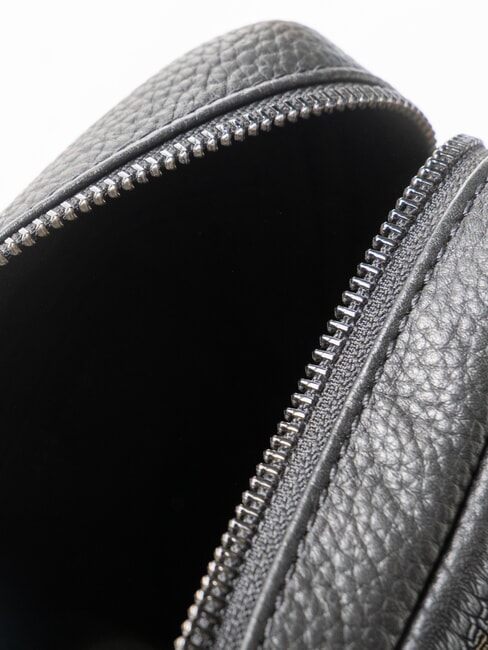 SCOTT Geantă de piele negru - Genți de umăr bărbați