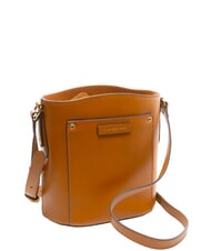 THE BRIDGE CECILIA Curea de umăr din piele Cognac / Aur - Genți femei - 2