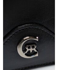 CERRUTI CERRUTIS Geantă de umăr mini, din piele negru - Genți femei - 3