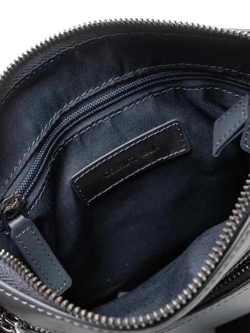 RORY Geantă din piele netedă albastru - Genți de umăr bărbați