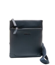 CERRUTI JAKE Geantă plată din piele albastru - Genți de umăr bărbați - 2