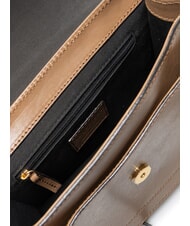 THE BRIDGE ELBA Geantă de umăr, din piele stridie abb. aur - Genți femei - 5