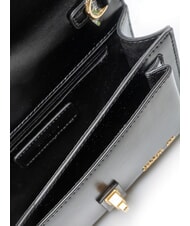 CERRUTI SAMANTHA Geantă de umăr mini, din piele negru - Genți femei - 4