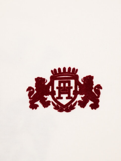 TH KIDS Tricou cu m&acirc;necă lungă și stemă alb antic - Tricou copil