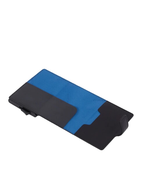 URBAN Port card de credit din metal și piele negru grigiongr - Portofele bărbați